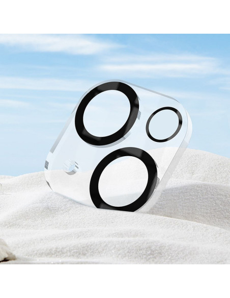 Verre trempé HOCO pour Night Shooting Circle Lens (SET 25in1) - MULTIPACK pour iPhone 15 / 15 Plus (G13)
