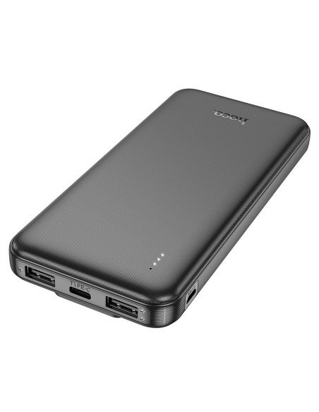 HOCO powerbank 10 000 mAh with cables Type C + Lightning 2A J118 black