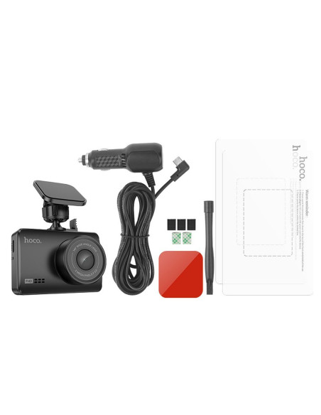 HOCO caméra de voiture avec écran 2.45" 1080P/30fps DV2 noir