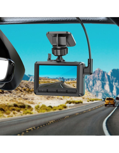 HOCO caméra de voiture avec écran 2.45" 1080P/30fps DV2 noir