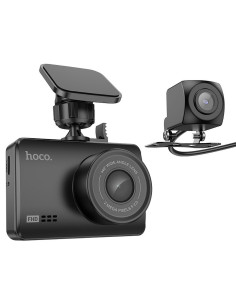 HOCO caméra voiture avec écran 2.45" + caméra arrière 1080P/30fps DV3 noir