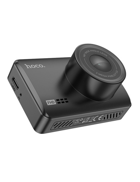 HOCO caméra voiture avec écran 2.45" + caméra arrière 1080P/30fps DV3 noir