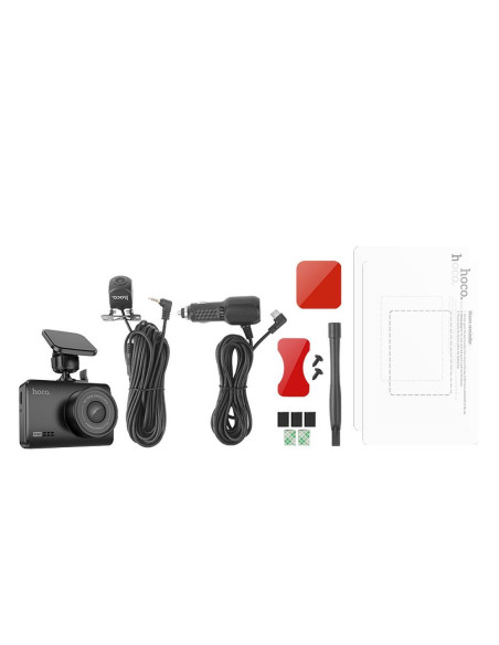 HOCO caméra voiture avec écran 2.45" + caméra arrière 1080P/30fps DV3 noir