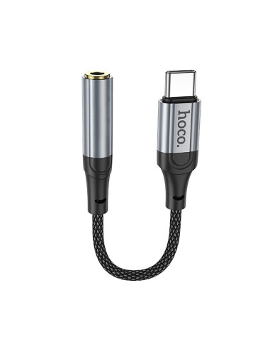 Adaptateur HOCO AUX Type C vers Jack 3,5 mm LS36 0,12 m noir