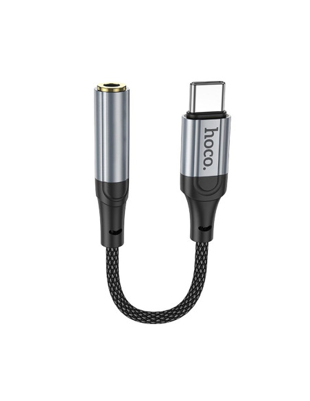 Adaptateur HOCO AUX Type C vers Jack 3,5 mm LS36 0,12 m noir