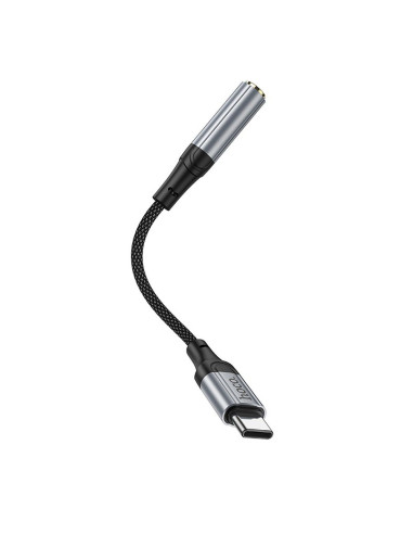Adaptateur HOCO AUX Type C vers Jack 3,5 mm LS36 0,12 m noir