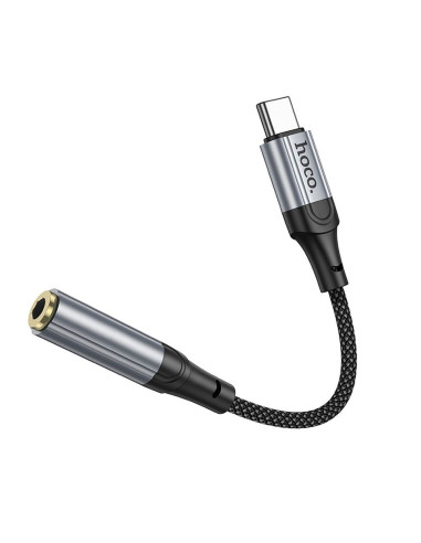 Adaptateur HOCO AUX Type C vers Jack 3,5 mm LS36 0,12 m noir