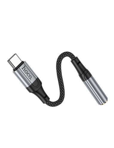Adaptateur HOCO AUX Type C vers Jack 3,5 mm LS36 0,12 m noir