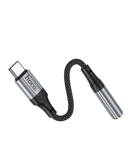 Adaptateur HOCO AUX Type C vers Jack 3,5 mm LS36 0,12 m noir