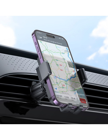 HOCO car holder for air vent H26 black