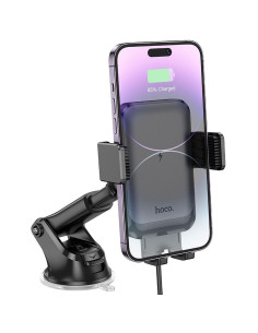 HOCO support voiture à induction pour pare-brise / tableau de bord / grille 15W HW9 noir 2