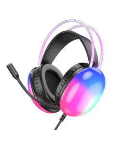 HOCO wire headphones USB A / Jack 3,5 mm with microphone W109 GAMING black