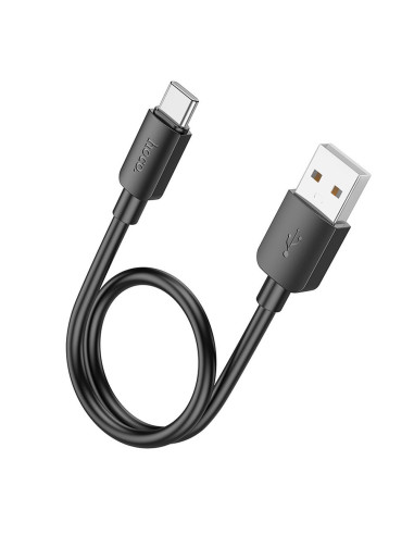 HOCO Câble USB A vers Type C PD 2.4A 27W X96 0.25 m noir