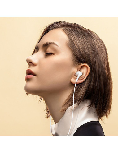 HOCO earphones universal with microphone M112 white