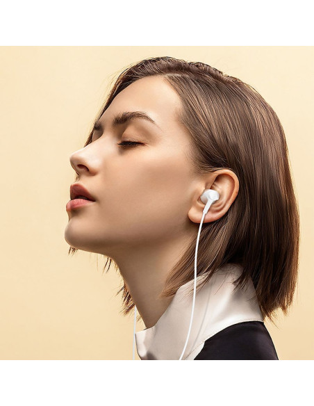 HOCO earphones universal with microphone M112 white