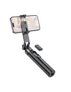 HOCO Support de selfie avec trépied télécommandé sans fil K21 noir 2