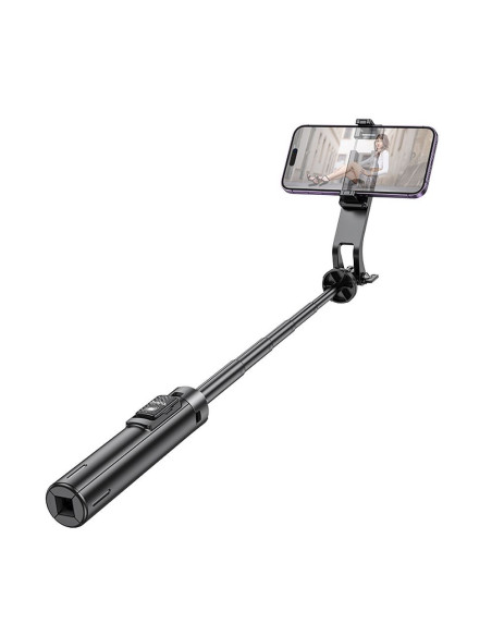 HOCO Support de selfie avec trépied télécommandé sans fil K21 noir
