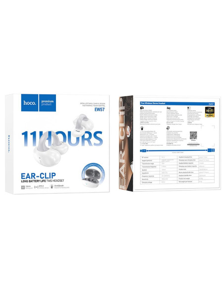 HOCO wireless bluetooth earphones TWS EW57 white