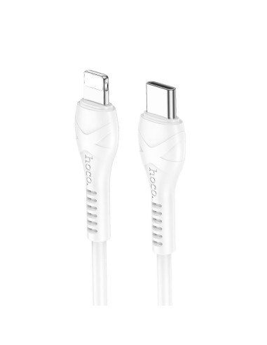 Câble HOCO Type C vers Lightning PD 27W X37 1 m blanc