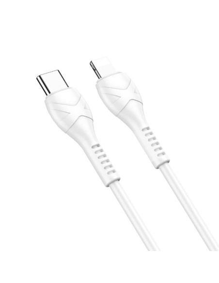 Câble HOCO Type C vers Lightning PD 27W X37 1 m blanc