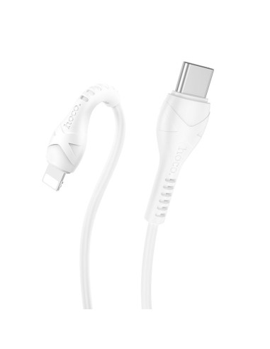 Câble HOCO Type C vers Lightning PD 27W X37 1 m blanc