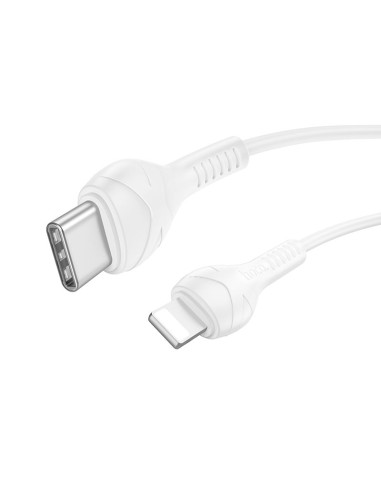 Câble HOCO Type C vers Lightning PD 27W X37 1 m blanc