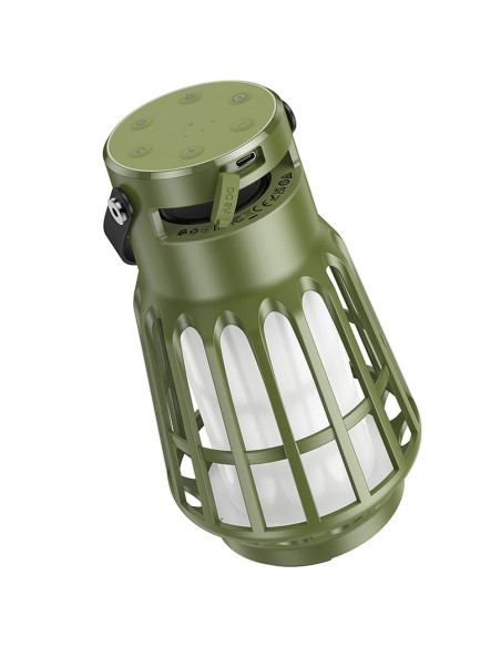 Enceinte bluetooth HOCO en forme de lampe BS61 verte