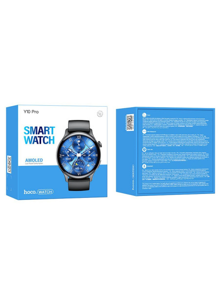 HOCO smartwatch with call function AMOLED Y10 Pro black