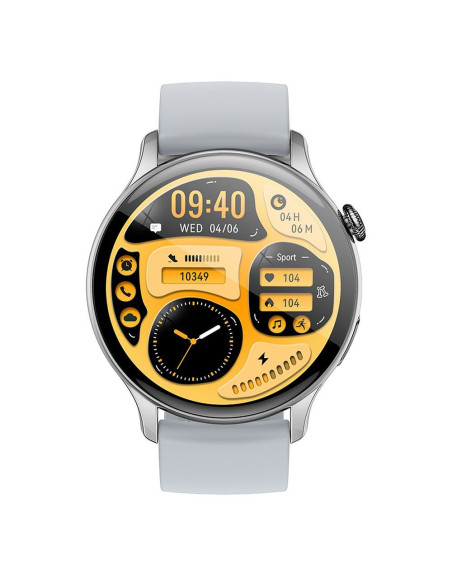 HOCO smartwatch avec fonction de conversation Y10 Pro AMOLED argenté