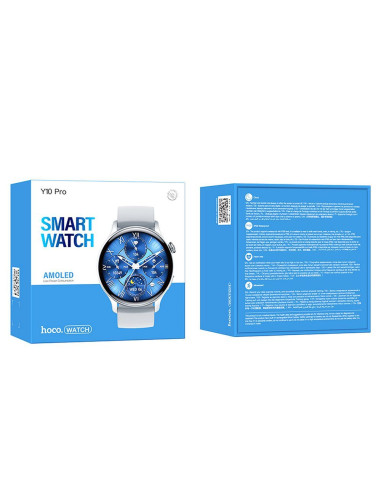 HOCO smartwatch avec fonction de conversation Y10 Pro AMOLED argenté
