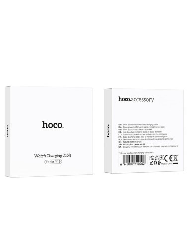 HOCO câble de charge pour smartwatch Y19 0,6m noir EOL