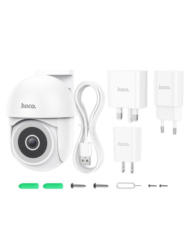HOCO Caméra extérieure D2 Full HD blanche