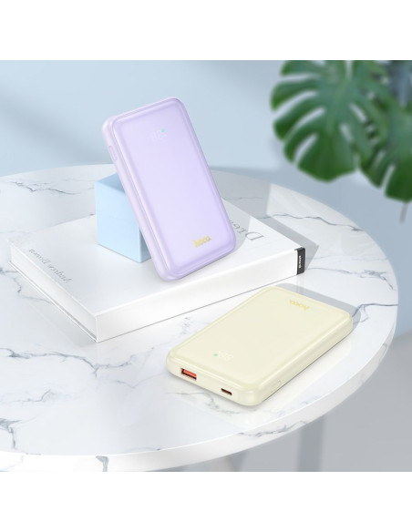 HOCO powerbank 10 000 mAh PD QC3.0 3A 22.5W Q21 blanc