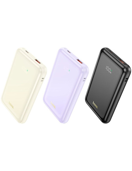 HOCO powerbank 10 000 mAh PD QC3.0 3A 22.5W Q21 blanc
