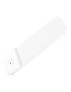 HOCO Chargeur inductif 3-en-1 compatible avec Samsung Watch 15W CQ6 blanc
