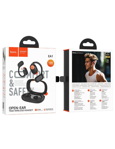 Écouteurs sans fil bluetooth HOCO TWS EA1 noir