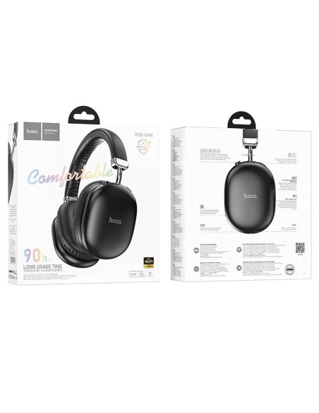Écouteurs sans fil bluetooth HOCO W35 Max noir