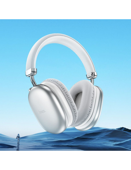 Écouteurs sans fil bluetooth HOCO W35 Max argenté