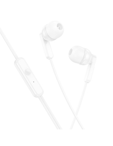 Écouteurs filaires HOCO 3,5 mm avec microphone M121 blanc