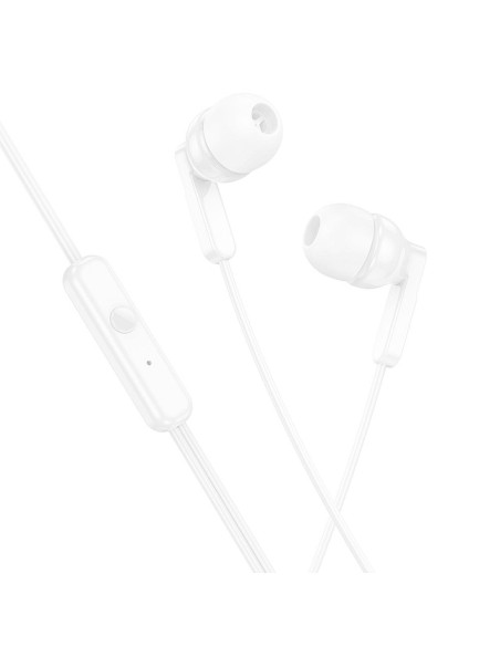 Écouteurs filaires HOCO 3,5 mm avec microphone M121 blanc