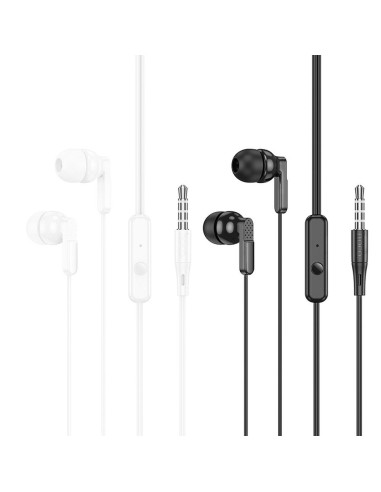 Écouteurs filaires HOCO 3,5 mm avec microphone M121 blanc