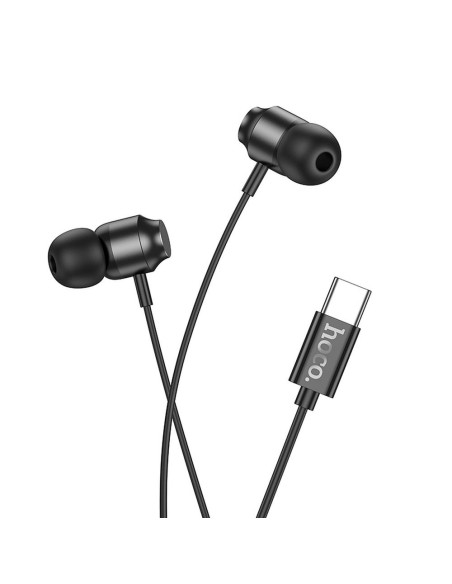 Écouteurs HOCO Type C avec microphone M122 noir