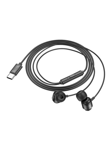 Écouteurs HOCO Type C avec microphone M122 noir