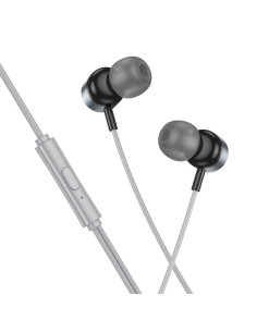 Écouteurs filaires HOCO de type C avec microphone M122 gris
