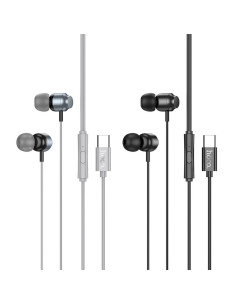 Écouteurs filaires HOCO de type C avec microphone M122 gris 2