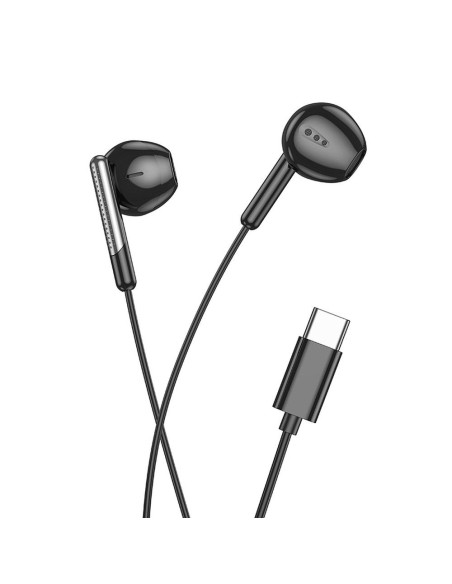 Écouteurs HOCO Type C avec microphone M123 noir