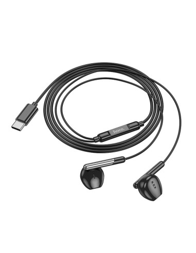 Écouteurs HOCO Type C avec microphone M123 noir