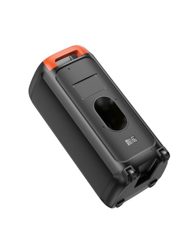HOCO enceinte bluetooth + 2 x microphones sans fil HA7 noir