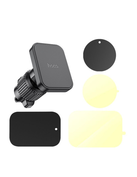 Support voiture magnétique HOCO pour grille H32 noir