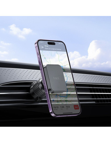 Support voiture magnétique HOCO pour grille H32 noir
